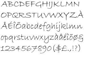bradley hand font