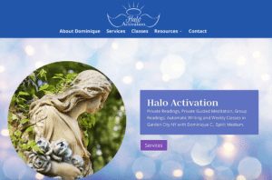 Halo Activation website design