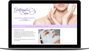 girlfriends skin web design