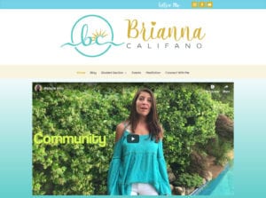 Brianna Califano website design