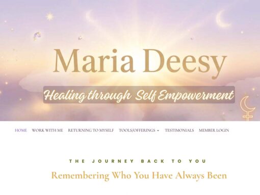 Maria Deesy—Website Design