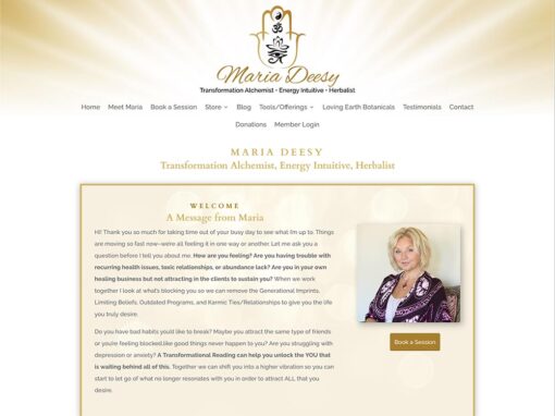 Maria Deesy—Website Design