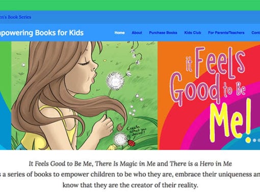 Children’s Book Series Website Design