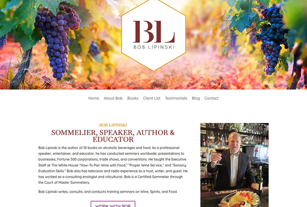 Bob Lipinski Website Design