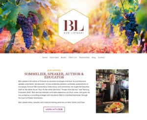 Bob Lipinski website design