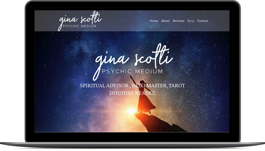psychic medium website design