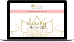 divinity grounded website design