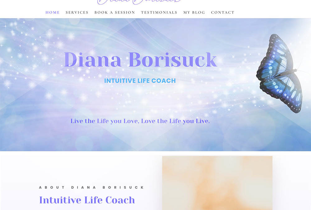 Diana Borisuck Website Design