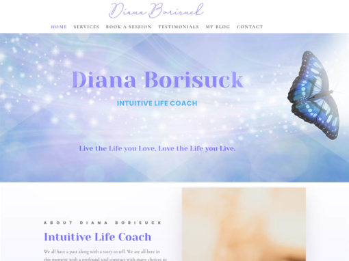 Diana Borisuck Website Design