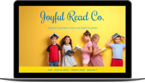 joyful read website design