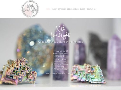 With Love & Light Website Design