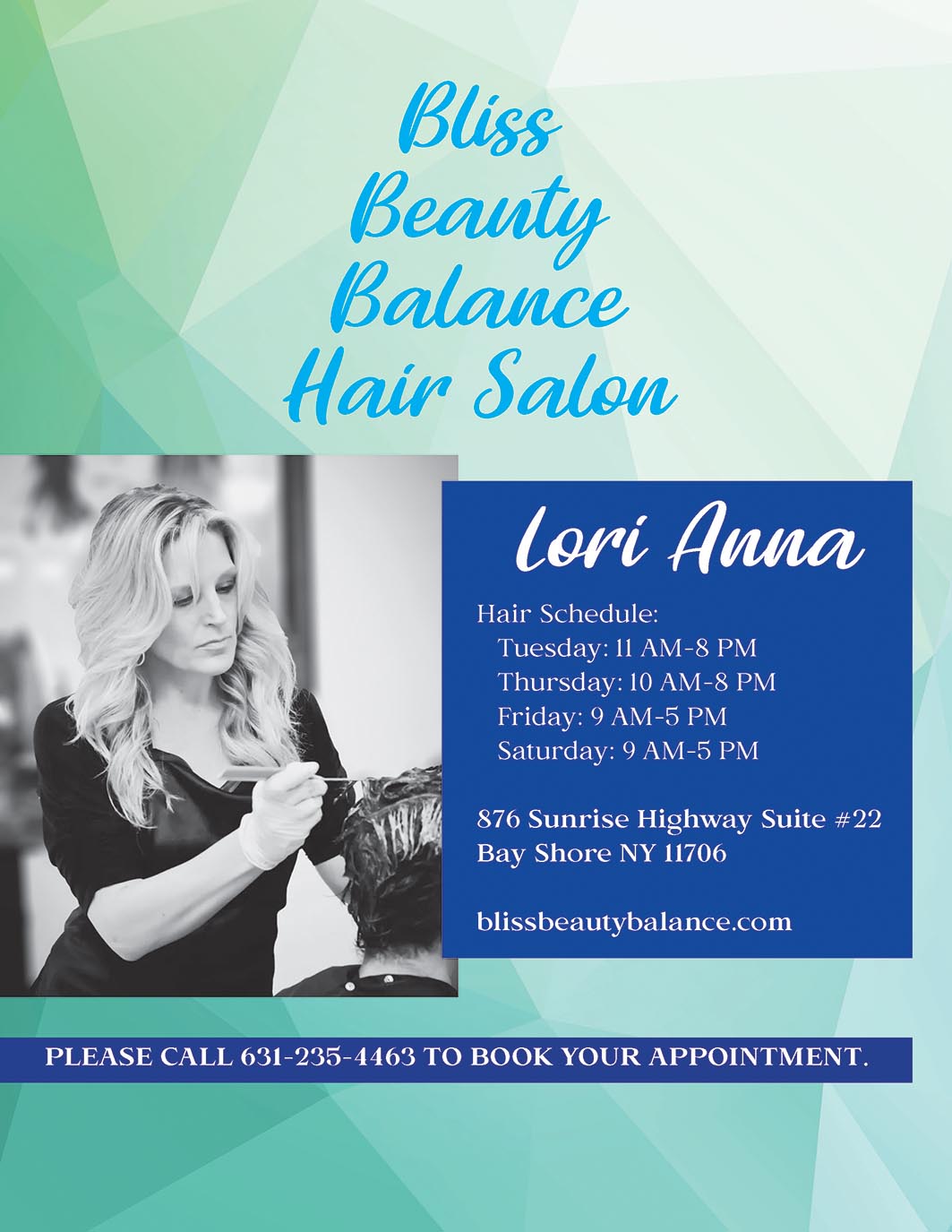 bliss beauty balance hair salon