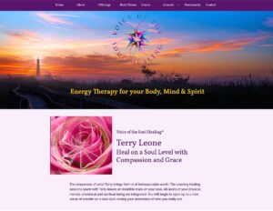 Voice of the Soul Healing website redesign