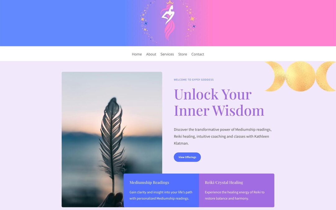 Gypsy Goddess LLC. Website Design