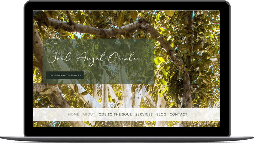 Soul Angel Oracle website design