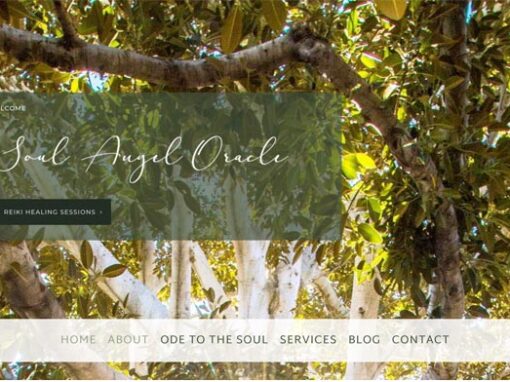 Soul Angel Oracle—Website Design