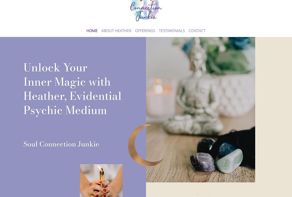 Soul Connection Junkie—Website & Logo Design
