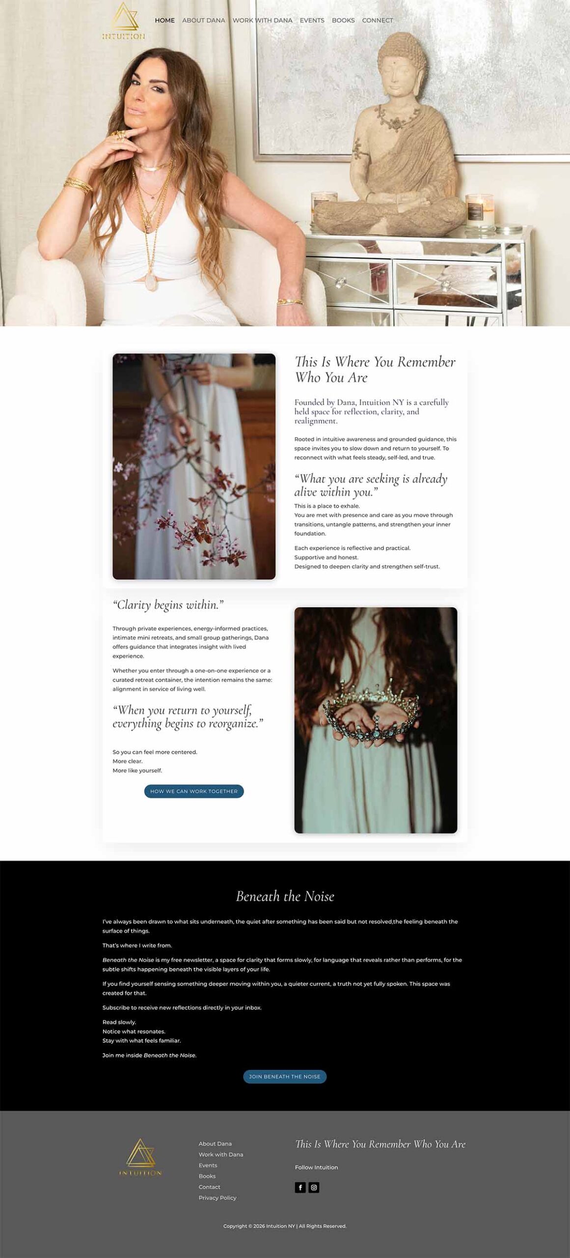 Intuition NY website redesign